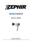 seche-cheveux modèle: zhb2062