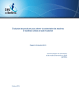 Évaluation des procédures pour prévenir la contamination