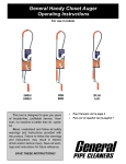 General Handy Closet Auger