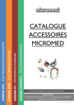 CATALOGUE ACCESSOIRES MICROMED