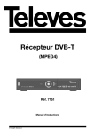 Récepteur DVB-T (MPEG4) Réf. 7151