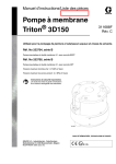 311688c , Pompe à membrane Triton 3D150