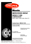 MERCEDES BENZ W203 C 200