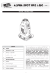 ALPHA SPOT HPE 1500
