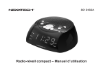Radio-réveil compact – Manuel d`utilisation