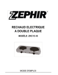 rechaud electrique a double plaque modèle: zhc15-18