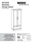 411312 Wardrobe/ Storage Cabinet