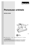 Ponceuse orbitale