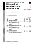 309919d , Filtre à air et coalisceurs de conduite d` air