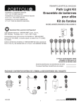 Path Light Kit Ensemble de lanternes pour allée Kit