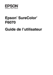 User`s Guide - SureColor F6070 - Epson America, Inc.