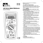 480 Series Digital Multimeter