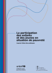 La participation des enfants et des jeunes en situation de pauvreté