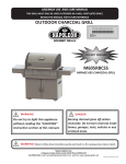 OUTDOOR CHARCOAL GRILL M605RBCSS