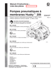 308652r , Pompes pneumatiques à membranes - Airspray