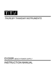 EX355R Instruction Manual