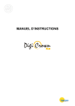 MANUEL D`INSTRUCTIONS