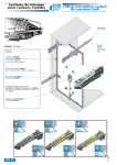 Système de relevage pour cloisons mobiles Lifting and sliding