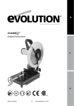 manuel d`utilisation - Evolution Power Tools