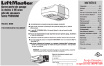 liftmaster, 8360, ouvre-porte de garage, manuel