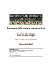 Catalogue Informatique - Accessoires