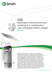 SGE, chauffe-eau solaire-gaz