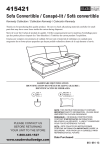 Sofa Convertible / Canapé
