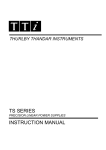 TS Series Instruction Manual