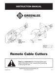Remote Cable Cutters