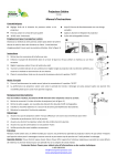 Projecteur Solaire Manuel d`instructions