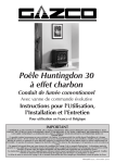 Huntingdon 30 (Conduit de fumee conventionnel)