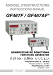 GF467F / GF467AF* - Electrocomponents