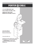 14 IN. (355 MM) BAND SAW SCIE À RUBAN 355 MM