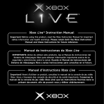 Xbox Live ™ Instruction Manual Manual de instrucciones