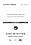 MANUEL D`INSTRUCTIONS LECTEUR DVD AVEC