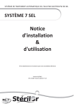 SR 12 108 3 notice SYSTEME 7 Sel Version 01 2012 V3