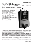 Model / Modelo / Modèle : PID-760 Power Inverter Inversor