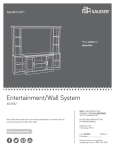 Entertainment/Wall System