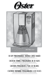 10 cup programmable thermal coffee maker
