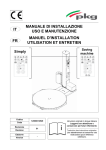 manuale di installazione uso e manutenzione manuel d`installation