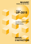 UP-3515 Operation-Manual Communication-System FR