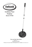 Cordless Floor Polisher