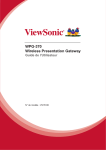 WPG-370 Wireless Presentation Gateway Guide de l