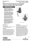 Manuel d`instructions pour les soupapes internes de types C402