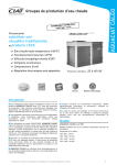 Groupes de production d`eau chaude