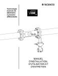 manuel d`installation, d`utilisation et d`entretien