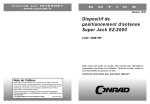 Dispositif de positionnement d`antenne Super Jack EZ-2000