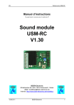 Sound module USM-RC V1.30 - BEIER