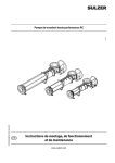 Instructions de montage, de fonctionnement et de