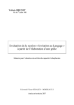 Evaluation de la session « Invitation au Langage